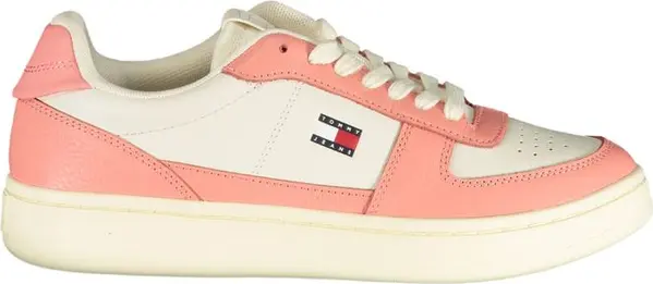 White Polyurethane Women's Sneaker