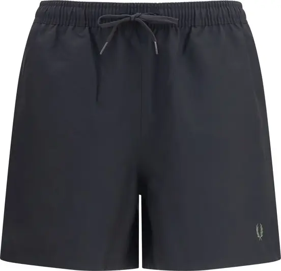 Black Recycled Polyester Short And Mini Shorts