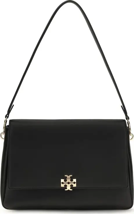 Black Calf Leather Bos Taurus Shoulder Bag