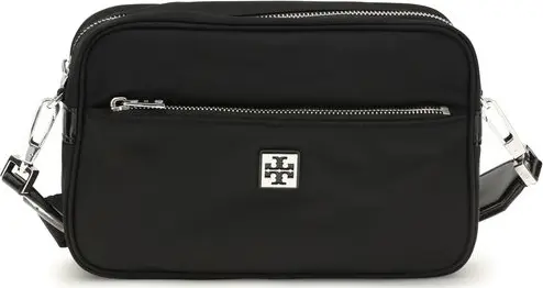 Black Polyamide Shoulder Bag