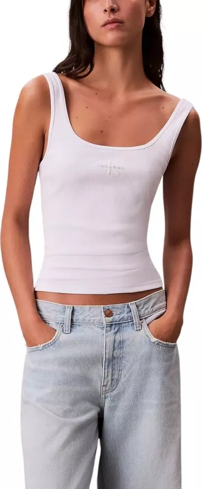 White Cotton Tank Tops