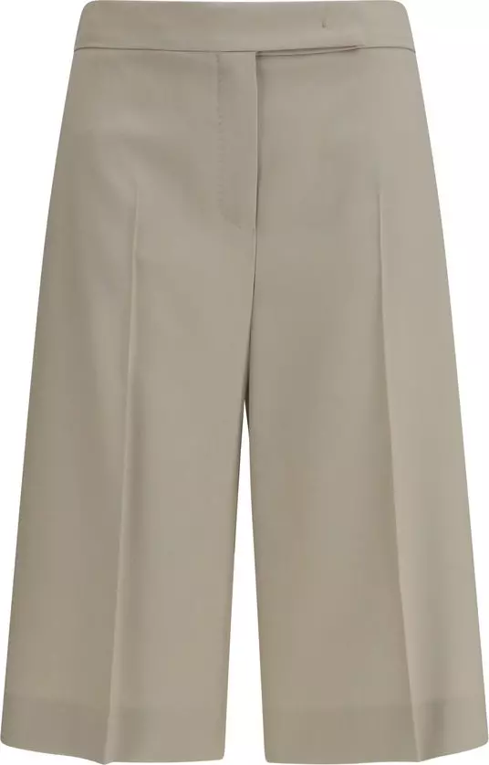 Beige Wool Oves Aries Bermuda Shorts