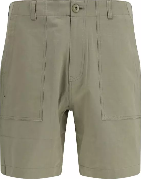 Bicolor Cotton Bermuda Shorts