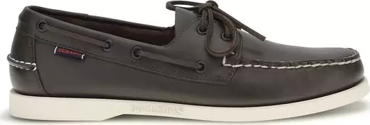 Brown Calf Leather Bos Taurus Slip-On Loafers