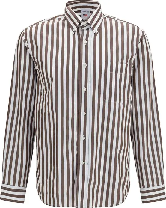 Brown Cotton Shirt