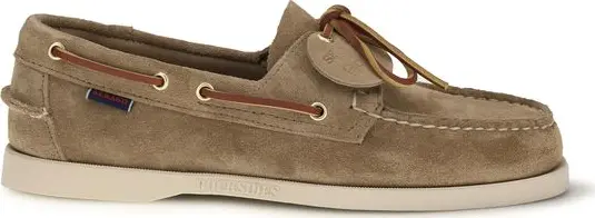 Beige Calf Leather Bos Taurus Slip-On Loafers