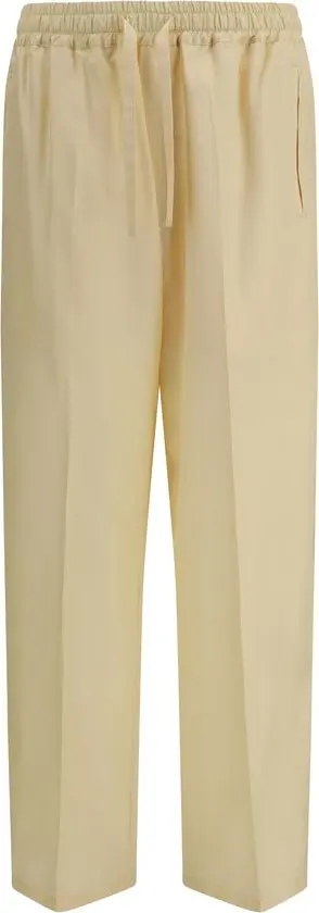 Bicolor Silk Pants
