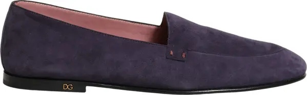 Violet Velvet Slip On Men Flats Loafers Shoes