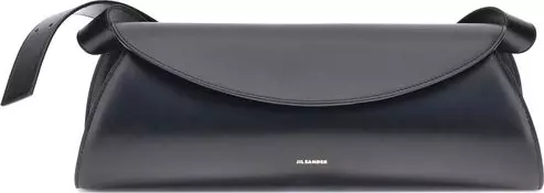 Black Calf Leather Bos Taurus Shoulder Bag