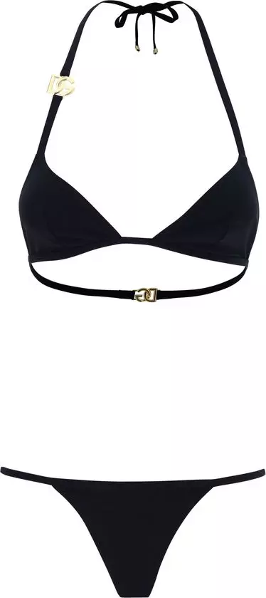 Black Nylon Bikini