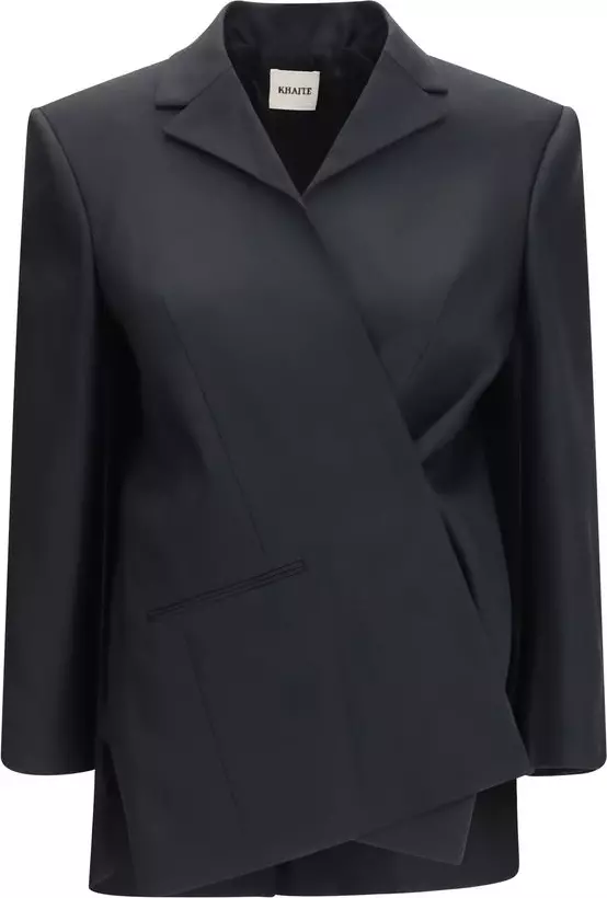 Black Wool Oves Aries Full-Length Jacket