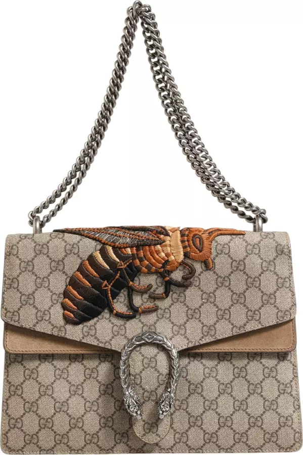 Supreme Monogram Bee Embroidered Shoulder Bag