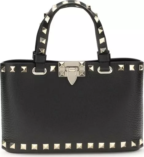 Black Calf Leather Bos Taurus Handbag