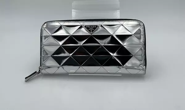 PRADA Laminated Leather Wallet