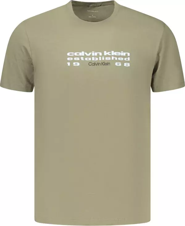 Green Cotton Men's T-Shirt