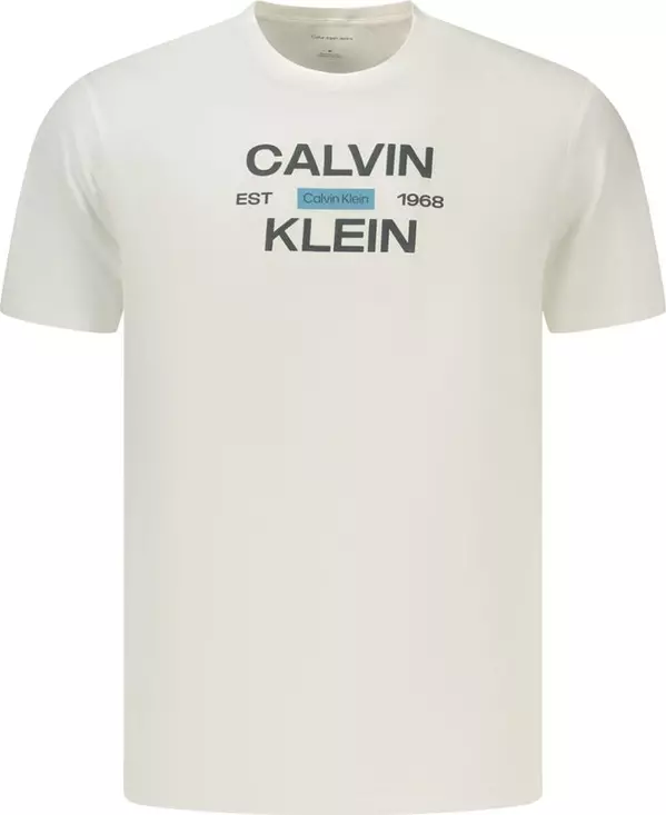 White Cotton Men's T-Shirt