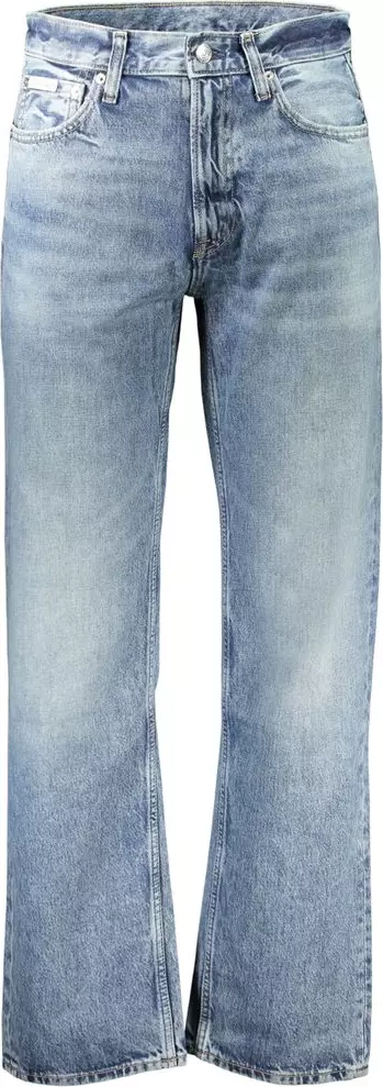 Blue Cotton Men's Jeans