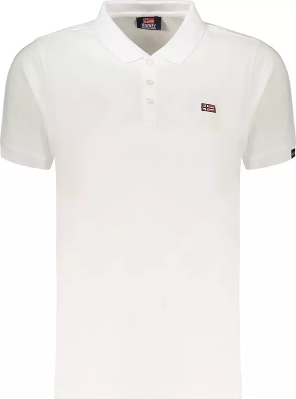 Blue Cotton Women Polo Shirt