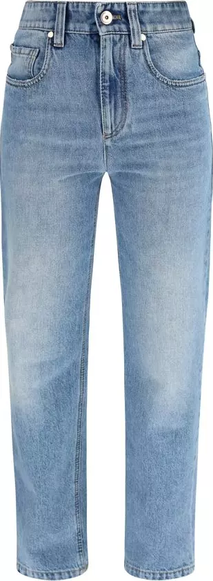 Blue Cotton Jeans Denim