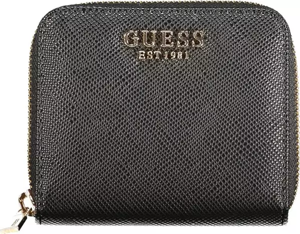 Nero Poliuretano Women Wallet