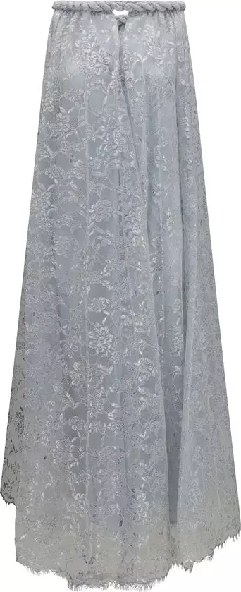Silver Polyester Coat