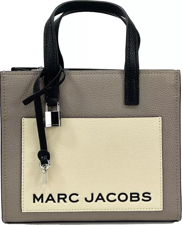 Marc Jacobs Grind Mini Leather Tote Crossbody Bag