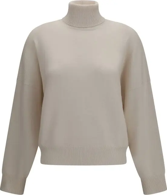 Beige Cashmere Sweater