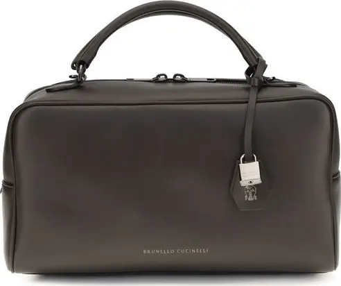 Brown Calf Leather Bos Taurus Handbag