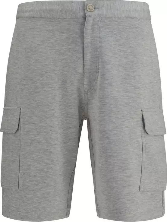 Gray Cotton Bermuda Shorts