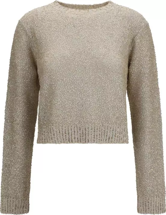 Beige Linen Sweatshirt