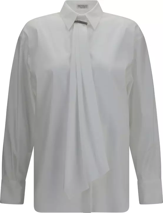White Cotton Dress Shirt