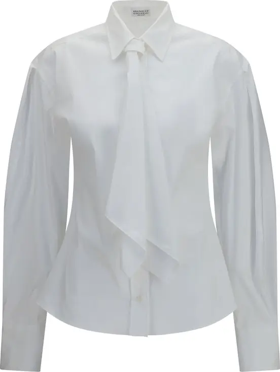 White Cotton Dress Shirt