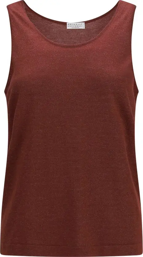 Multicolor Cashmere Tank Tops