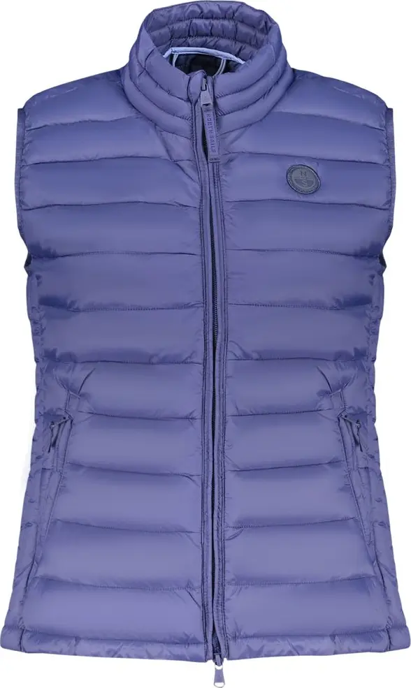Blue Polyester Women Jacket
