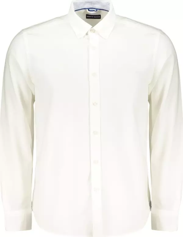 White Cotton Men's Shirt