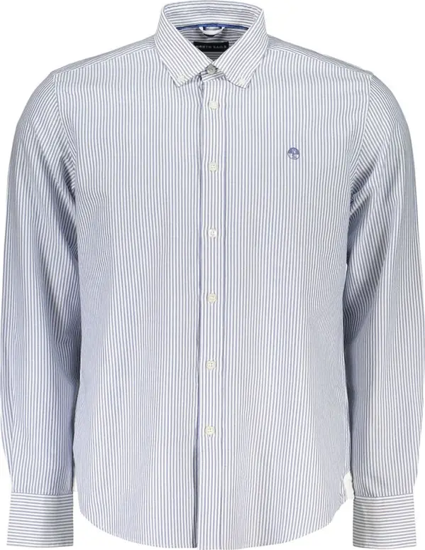 Blue Cotton Men's Shirt