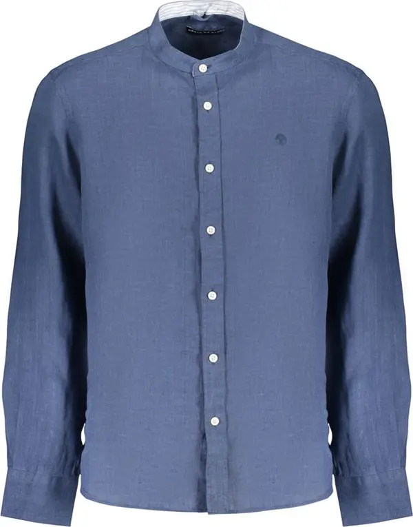 Blue Linen Mens Shirt