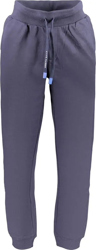 Blue Cotton Men Trouser