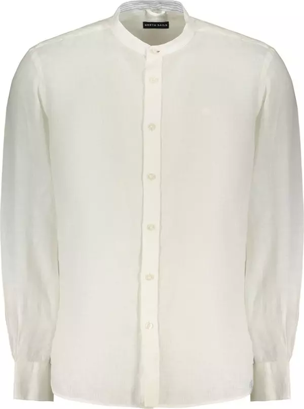 White Linen Men's Shirt