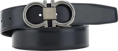 Black Calf Leather Bos Taurus Regular Belt
