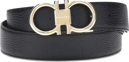 Black Calf Leather Bos Taurus Belt