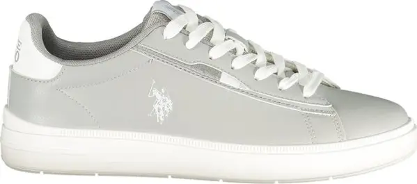 Gray Polyester Men's Sneaker