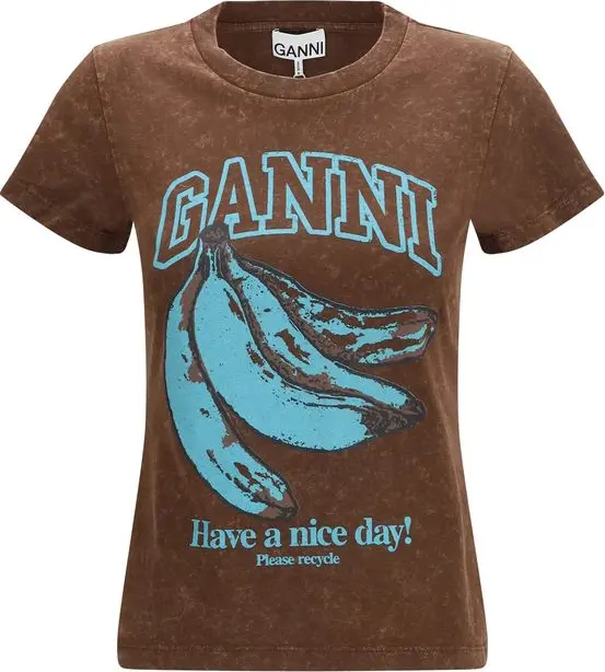 Brown Cotton T-Shirt