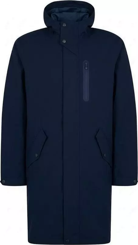 Blue Polyester Coat