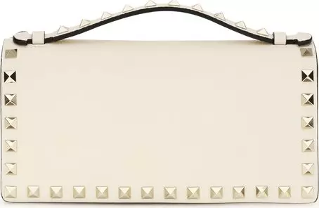 Beige Calf Leather Bos Taurus Wallet