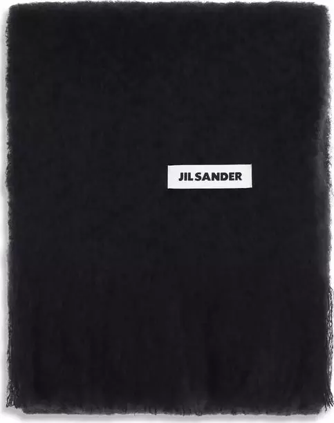 Black Wool Oves Aries Scarf