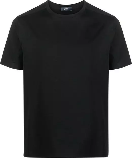 Black Cotton T-Shirt