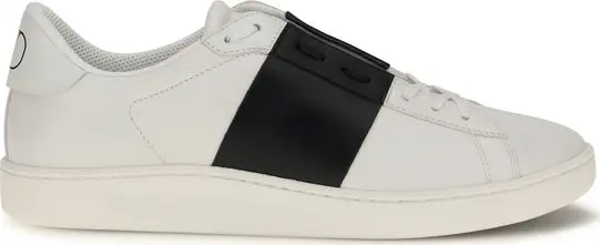 Black Calf Leather Bos Taurus Low Top Sneakers