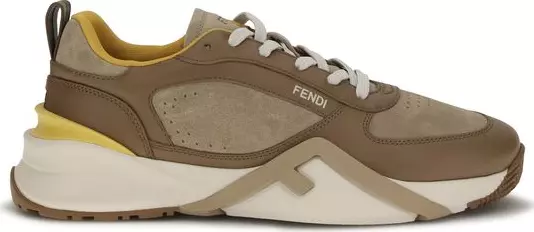 Multicolor Calf Leather Bos Taurus Athletic Sneakers