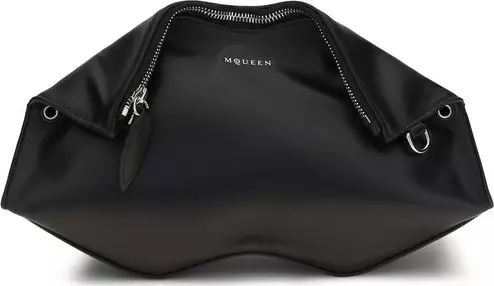 Black Calf Leather Bos Taurus Clutch Bag